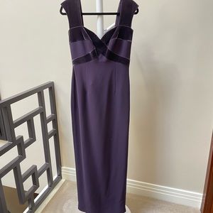 Deep Purple Evening Dress